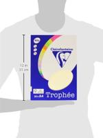 Crèmewit A4 papier 160 gram 50 vel Clairefontaine Trophée - thumbnail