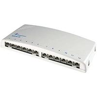 Telegärtner J02022A0052 MPD12-HS mini-distributieveld cat. 6A 12 x RJ 45 - thumbnail