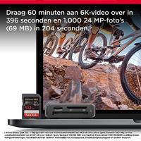 SanDisk Extreme Pro 512GB SDXC UHS-II V60 280MB/s - thumbnail