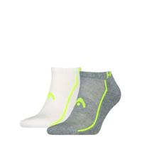 2-paar Sneakersokken - Katoenen enkelsokken dames en heren - Sport - 38 - Grijs - 38 - thumbnail