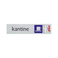 Bord Alulook Kantine - 165x44 mm zelfklevend. - thumbnail