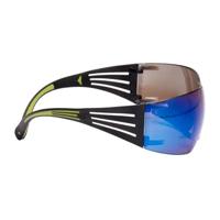 3M SecureFit 400 SF410AS Veiligheidsbril Zwart, Groen - thumbnail
