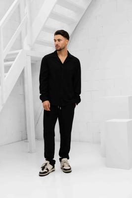 Croyez Ribbed Set Heren Zwart - Maat S - Kleur: Zwart | Soccerfanshop