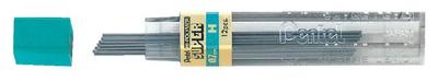 12 Potloodstiften Pentel H 0,7 mm zwart 12 Potloodstiften Pentel H 0,7 mm zwart