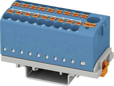 Phoenix Contact 3273112 Verdeelblok 28.6 mm Spanveer Blauw 8 stuk(s) Phoenix Contact 3273112 Verdeelblok 28.6 mm Spanveer Blauw 8 stuk(s)