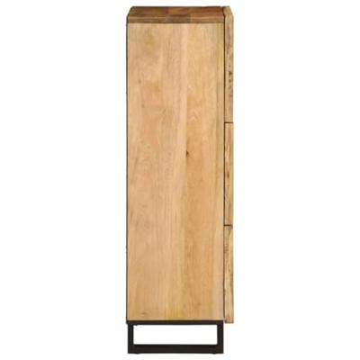 Hoge kast 40x34x110 cm massief ruw mangohout
