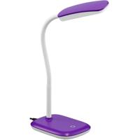 LED Bureaulamp 3W Dimbaar - Warm Wit 3000K - Rechthoekig - Glans Roze - thumbnail
