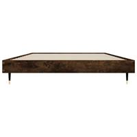 Bedframe zonder matras hout gerookt eikenkleurig 90x190 cm - thumbnail