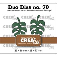 Crealies • duo dies botanische bladeren - thumbnail