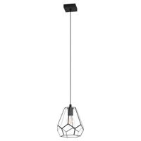 Eglo HanglampMardyke zwart met glas - 43643 - thumbnail