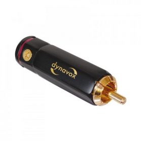 Audio Dynavox RCA cinchplug rood