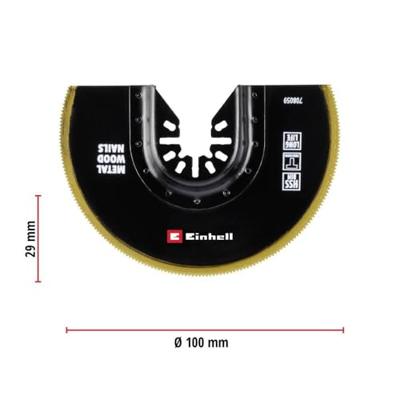 Einhell 708059 Sägeblatt halbr. BIM-TI 100mm Bimetaal Invalzaagblad 100 mm 1 stuk(s) Einhell 708059 Sägeblatt halbr. BIM-TI 100mm Bimetaal Invalzaagblad 100 mm 1 stuk(s)