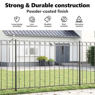 VidaXL Hecelement grijs 170 x 200 cm staal