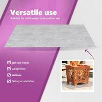 VidaXL Trap tread vierkant 4 pcs zilver 40 x 40 cm aluminium - thumbnail