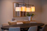 Lucide MAYA - Hanglamp - 4xE27 - Beige - thumbnail