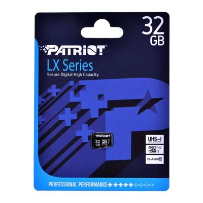 Patriot Memory PSF32GMDC10 flashgeheugen 32 GB MicroSDHC UHS-I Klasse 10