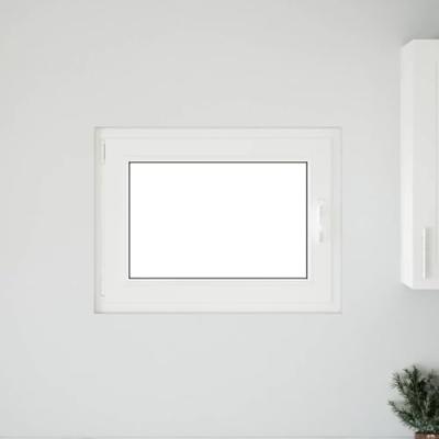 Kelderraam "RISOR" 80x70 cm draai-kiep DIN links antraciet