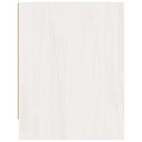 Nachtkastjes 2 st 40x30,5x40 cm massief grenenhout wit - thumbnail