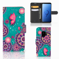 Samsung Galaxy S9 Hoesje Cirkels en Vlinders - thumbnail