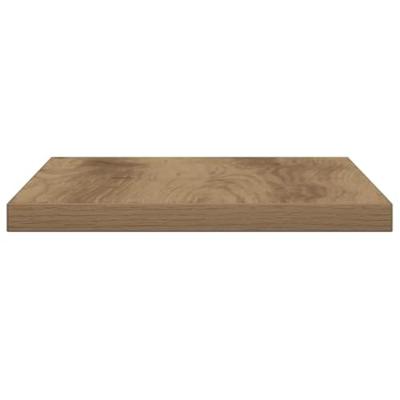Wandschappen 4 st 40x20x1,5 cm bewerkt hout artisanaal eiken