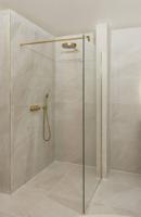 Ben Vivid inloopdouche incl. antikalk 120x200cm geborsteld messing - thumbnail