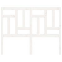 Hoofdbord 145,5x4x100 cm massief grenenhout wit - thumbnail