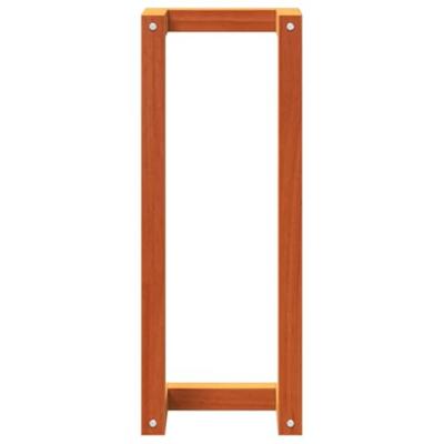 VidaXL Handdoekenrek 23x18x60 cm massief grenenhout wasbruin