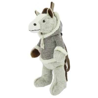Equi-Kids Paardenrugtas beige