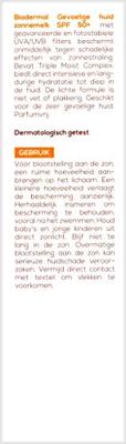 Biodermal Gevoelige Huid Zonnemelk - Zonnebrand met SPF50