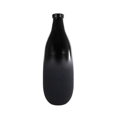 Vaas Montana S Mat/glanzend Zwart Glas 15x15x40cm