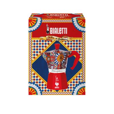 Italiaanse Koffiepot Bialetti MOKA D&G Zilverkleurig Aluminium 6 Kopjes Italiaanse Koffiepot Bialetti MOKA D&G Zilverkleurig Aluminium 6 Kopjes