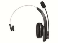 LogiLink BT0059 hoofdtelefoon/headset Draadloos Hoofdband Kantoor/callcenter Bluetooth Oplaadhouder Zwart - thumbnail
