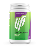 Lift Fast Acting Glucose Kauwtabletten - Bosbes - thumbnail