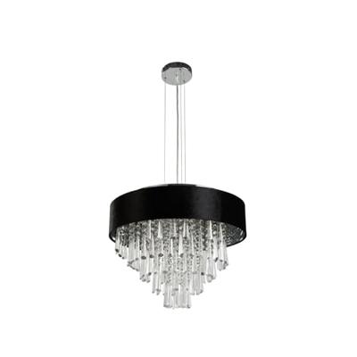 Searchlight KroonluchterGlamour zwart met chroom - 50818-5BK