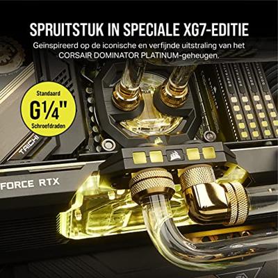 Corsair Hydro X Series XG7 RGB 40-SERIES GPU Water Block (4090 FE) waterkoeling Corsair Hydro X Series XG7 RGB 40-SERIES GPU Water Block (4090 FE) waterkoeling