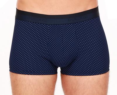 Hom boxershort Max blauw met print
