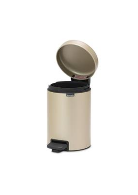 Brabantia pedaalemmer Newlcon 3 liter Metallic Gold