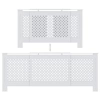 Radiatorombouw 205 cm MDF wit - thumbnail