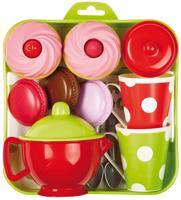 Ecoiffier 100 chef theeset met dienblad - thumbnail