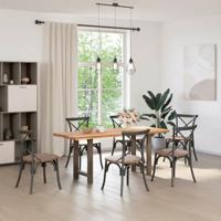 Salontafelpoten 2 st 50x(72-73) cm staal naturel - thumbnail