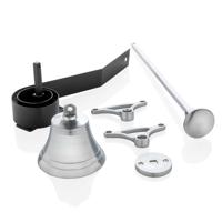 De Oude Deurklink Trekbel mat nikkel - thumbnail