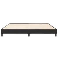 Boxspring zonder matras fluweel zwart 200x220 cm - thumbnail