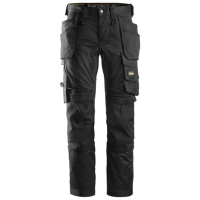 Snickers Workwear 6241 Stretch Werkbroek met holsterzakken zwart - maat 46