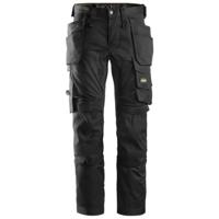 Snickers Workwear 6241 Stretch Werkbroek met holsterzakken zwart - maat 46 - thumbnail