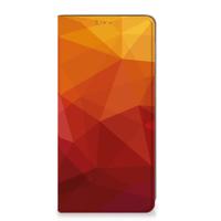 Stand Case voor OPPO A17 Polygon Red - thumbnail