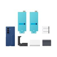 Samsung Silicone Case voor Samsung Galaxy Z Fold7 5G Telefoonhoesje Blauw - thumbnail