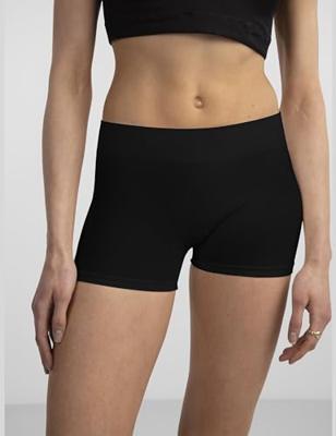 Dames short naadloos - London - Broekje onder jurk - Boxershort lange pijpjes