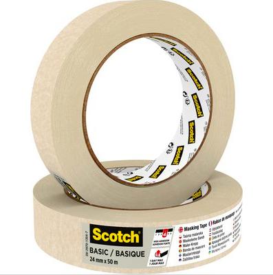 3M Scotch Abdeckband - Basic Maskeertape voor algemeen gebruik Geschikt voor gebruik binnen Beige 3M Scotch Abdeckband - Basic Maskeertape voor algemeen gebruik Geschikt voor gebruik binnen Beige