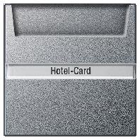 Gira System 55 enkel drukcontact, overig, aluminium, samenstelling basiselement