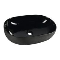 Wastafel Sapho Priori 58x40 cm Zwart - thumbnail